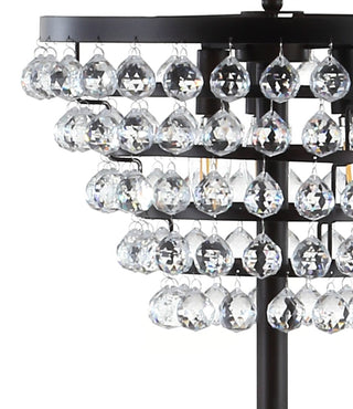 Jemma 60" Crystal/Metal LED Floor Lamp - JONATHAN Y