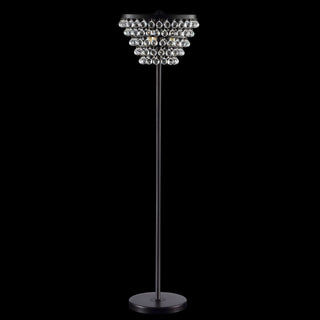 Jemma 60" Crystal/Metal LED Floor Lamp - JONATHAN Y