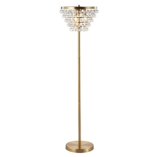Jemma 60" Crystal/Metal LED Floor Lamp - JONATHAN Y
