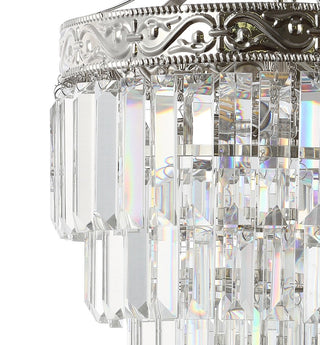 Wyatt 12" Crystal LED Chandelier - JONATHAN Y