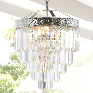 Wyatt 12" Crystal LED Chandelier - JONATHAN Y