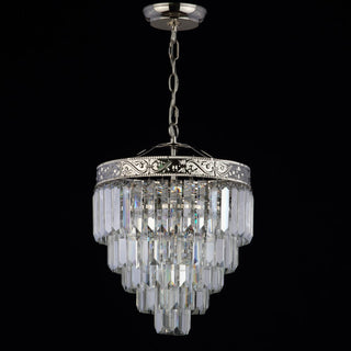 Wyatt 12" Crystal LED Chandelier - JONATHAN Y