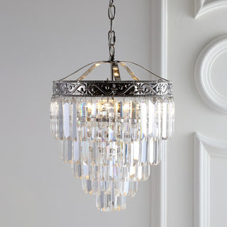 Wyatt 12" Crystal LED Chandelier - JONATHAN Y