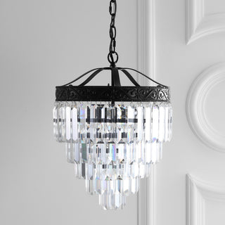 Wyatt 12" Crystal LED Chandelier - JONATHAN Y