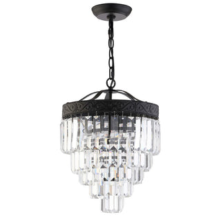 Wyatt 12" Crystal LED Chandelier - JONATHAN Y