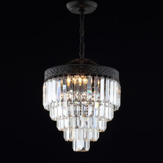 Wyatt 12" Crystal LED Chandelier - JONATHAN Y