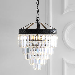 Wyatt 12" Crystal LED Chandelier - JONATHAN Y