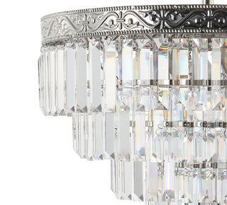 Wyatt 12" Crystal LED Chandelier - JONATHAN Y