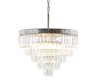 Wyatt 12" Crystal LED Chandelier - JONATHAN Y