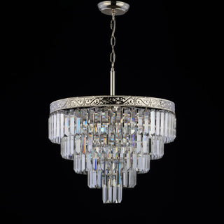 Wyatt 12" Crystal LED Chandelier - JONATHAN Y