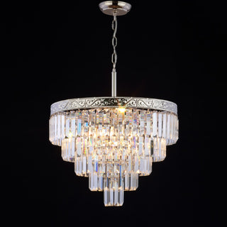 Wyatt 12" Crystal LED Chandelier - JONATHAN Y