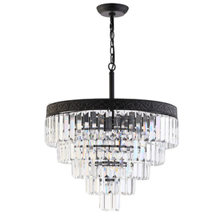 Wyatt 12" Crystal LED Chandelier