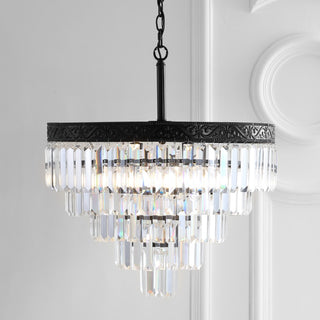 Wyatt 12" Crystal LED Chandelier