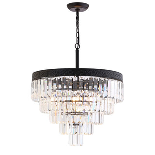 Wyatt 12" Crystal LED Chandelier