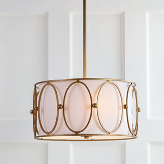 Violetta 19" Metal LED Pendant - JONATHAN Y