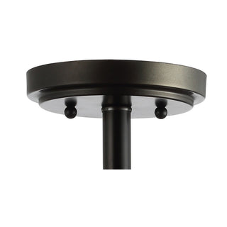 Allie 14" Wood Beaded/Metal LED Flush Mount - JONATHAN Y
