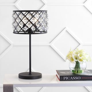 Gabrielle 22.5" Metal/Crystal LED Table Lamp - JONATHAN Y