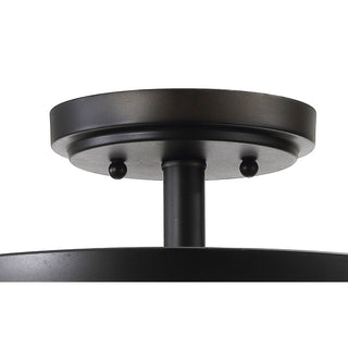 Sylvain 15.5" Metal LED Semi Flush Mount - JONATHAN Y