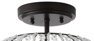 Catalina 11.7" Metal /Acrylic LED Semi Flush Mount - JONATHAN Y