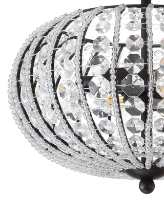 Catalina 11.7" Metal /Acrylic LED Semi Flush Mount - JONATHAN Y