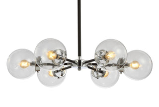 Caleb 28" Brass Cluster Pendant - JONATHAN Y