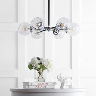 Caleb 28" Brass Cluster Pendant - JONATHAN Y