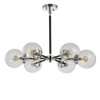 Caleb 28" Brass Cluster Pendant - JONATHAN Y