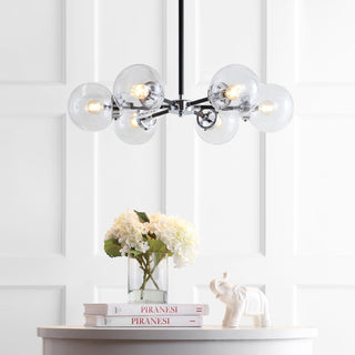 Caleb 28" Brass Cluster Pendant - JONATHAN Y