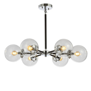 Caleb 28" Brass Cluster Pendant - JONATHAN Y