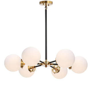 Caleb 28" Brass Cluster Pendant - JONATHAN Y