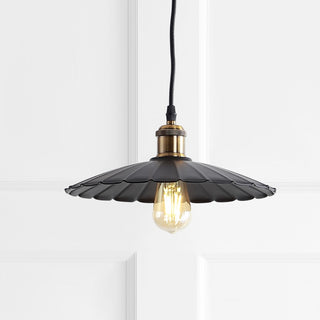 Lotus 12.25" Adjustable Metal LED Pendant - JONATHAN Y