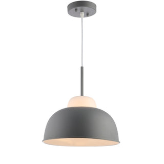 Simon 12" Adjustable Metal/Glass LED Pendant - JONATHAN Y
