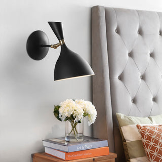 Josef 10" Iron Retro LED Wall Sconce - JONATHAN Y