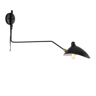 Frank 35" Iron Retro Swing LED Wall Sconce - JONATHAN Y