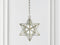Stella 12" Moravian Star Metal/Clear Glass LED Pendant