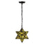 Oil Rubbed Bronze/Yellow Mercury Glass