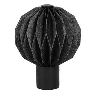 Quincy 11" Modern Minimalist Paper Pleated Orb Accent LED Table Lamp