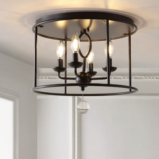 Alma 16" Metal LED Flush Mount - JONATHAN Y