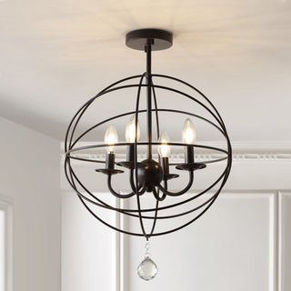 Alma 12" Metal LED Flush Mount - JONATHAN Y