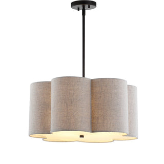 Heather 20" Adjustable Metal LED Pendant - JONATHAN Y
