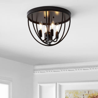 Peter 13.75" Metal LED Flush Mount - JONATHAN Y