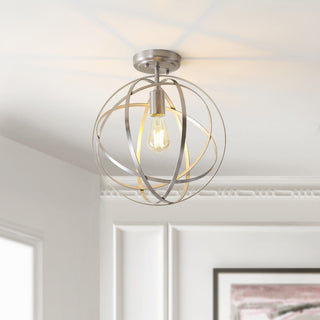 Alma 13" Metal LED Flush Mount - JONATHAN Y