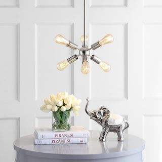 Jobs 17.5" Sputnik Metal LED Chandelier - JONATHAN Y