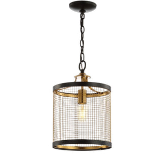 Elena 10" Lantern Metal LED Pendant - JONATHAN Y