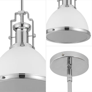 Homer Modern Industrial Iron LED Dome Pendant