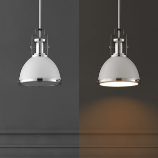 Homer Modern Industrial Iron LED Dome Pendant