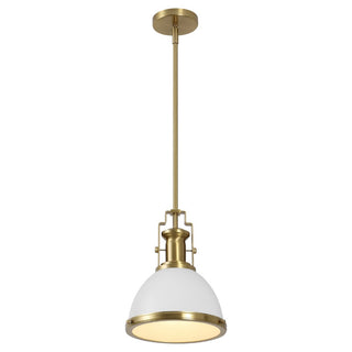 Homer Modern Industrial Iron LED Dome Pendant