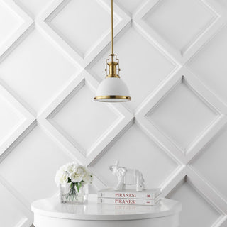 Homer Modern Industrial Iron LED Dome Pendant