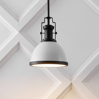 Homer Modern Industrial Iron LED Dome Pendant