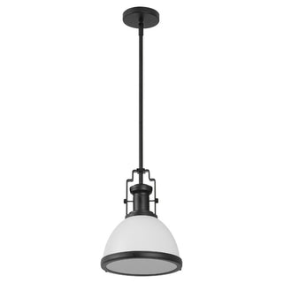 Homer Modern Industrial Iron LED Dome Pendant